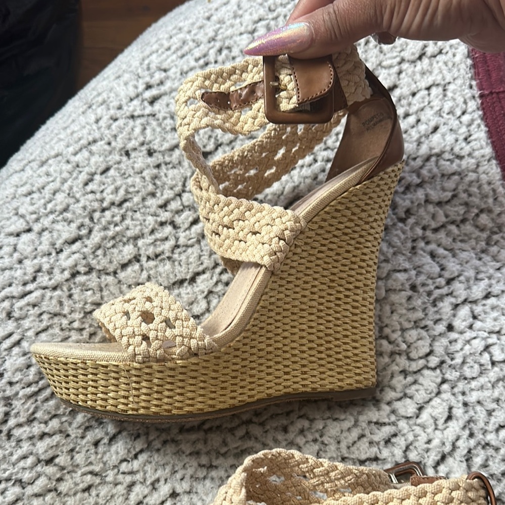 Women's Woven Wedge Sandals